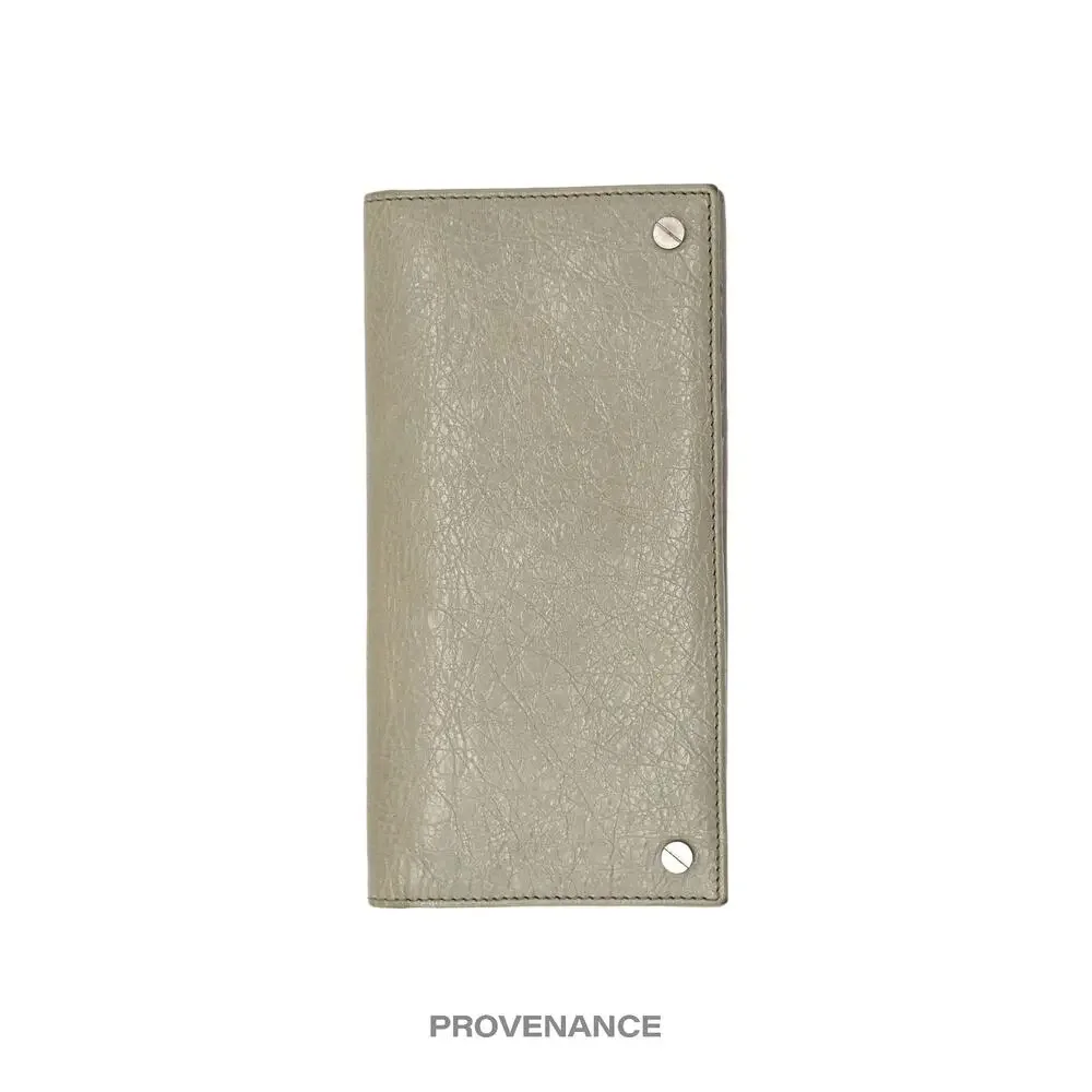 🔴 Balenciaga Screw Stud Long Wallet - Chalk